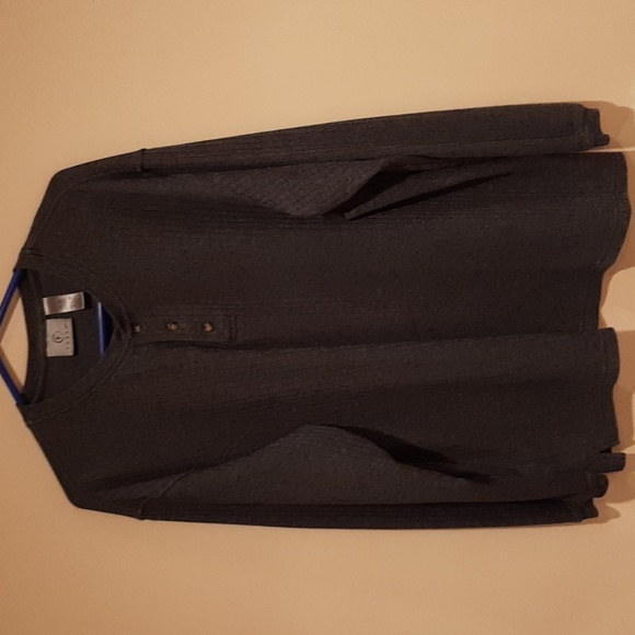 Grey Long Sleeve Men's Top Size Xl - Picture 2 of 5